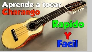 Video thumbnail of "aprende a tocar el charango-rápido y fácil"