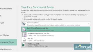 Lesson 16: Publishing, Printing, and Sharing Publications - Microsoft Publisher 2016 Course