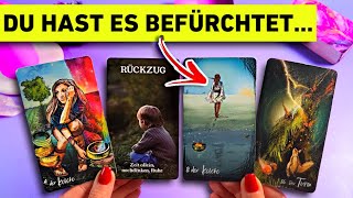 VERWÜSTUNG ? JEMAND BLOCKT AB & eine ERKENNTNIS zieht schwere FOLGEN mit sich Tarot Orakel Liebe