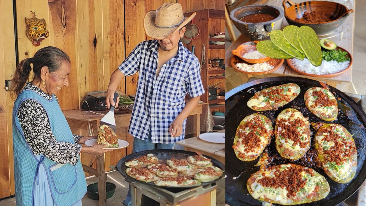 HUARACHES DE NOPAL, Esto Si Que Es Una Verdadera Delicia Mexicana | Doña Lupita