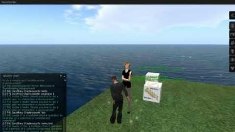 SecondLife Scripted Prim example