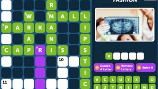 Crossword Quiz FASHION Level 1 - Walkthrough