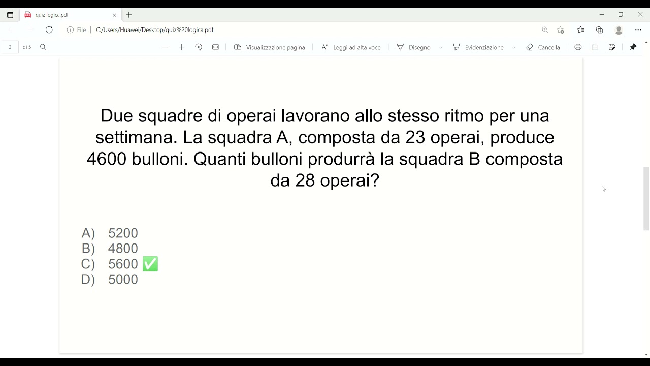 Quiz di logica per concorsi: i problemi