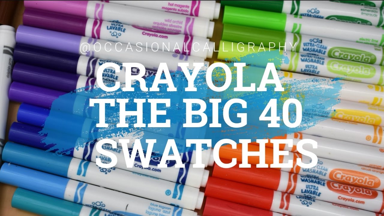 Big 40 Washable Markers Amazon Crayola Big Markers 2025
