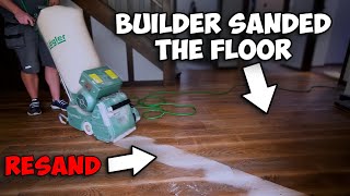 "The builder RUINED my floor... Can You Fix It?"