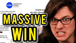 ESA MELTDOWN: Stop Killing Games Scores HUGE WIN in California! Net Worth