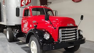 1952 GMC CFI at I 80 truck museum in Iowa