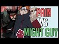 Pain vs Might Guy