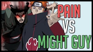 Pain vs Might Guy