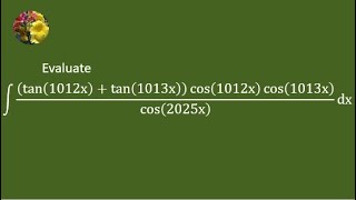 2024 MIT Integration Bee Finals Lightning Round Problem # 3