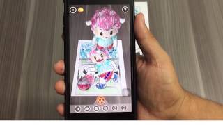 Ejemplo App de Realidad Aumentada para colorear Quiver Vision screenshot 4