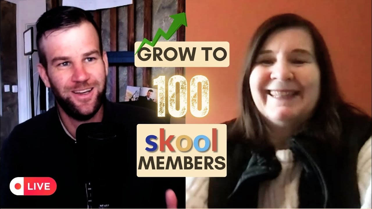 Grow to 100 Skool members - Be goal oriented (Live Coaching Session ...