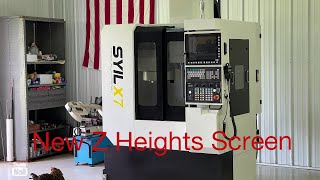 X7 + Syntec 22MA new Z setter screen and tool change menu. Profile