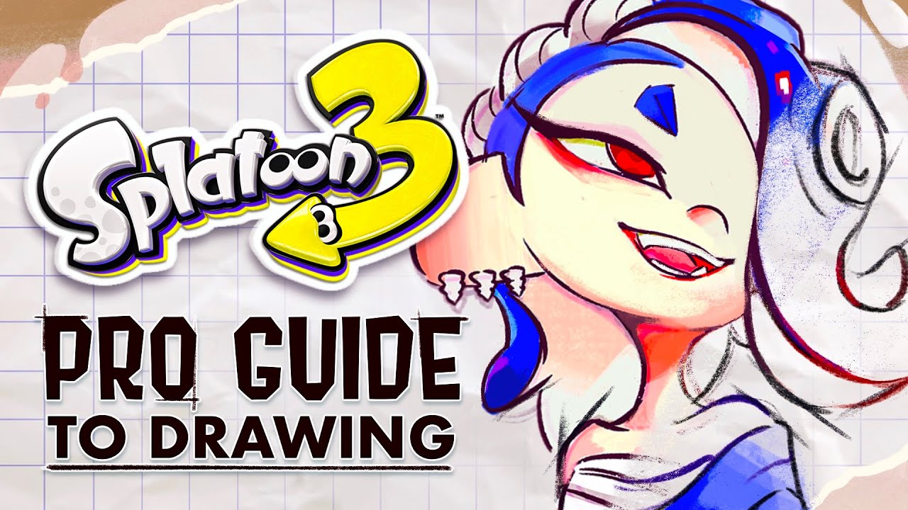 How To Draw Splatoon Art Style:Step-by-Step Guide| Up How To