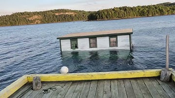 House is gone by house gone 😩 😒 #newfoundland #baconcove