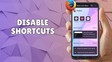 HOW TO REMOVE SHORTCUTS IN FIREFOX