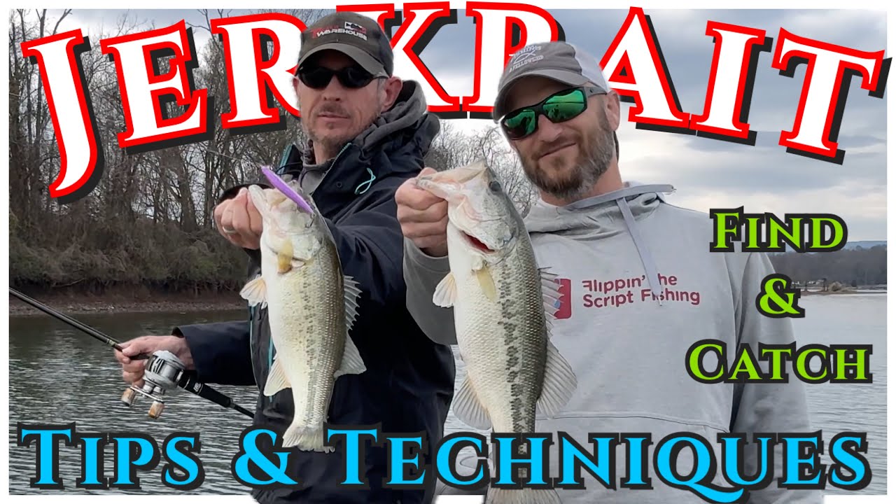 FIND and CATCH BASS on JERKBAITS; Jerkbait Fishing Tips and Techniques that WORK!!