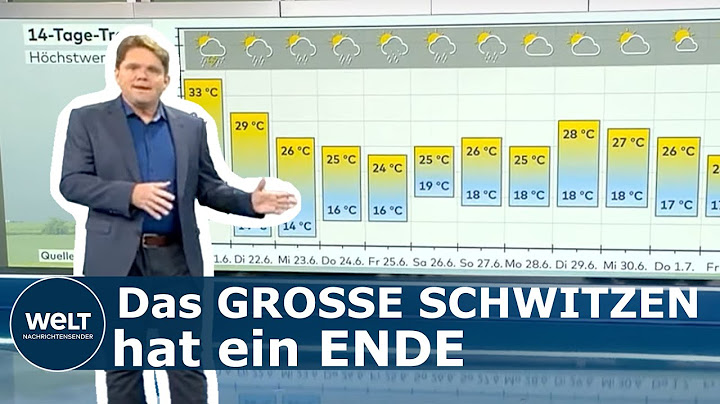 HEFTIGE UNWETTER: Gewitter, Starkregen, Hagel! Eimerweise Niederschlag in Teilen von Deutschland