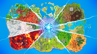 *NEW* Detailed Fortnite Map Evolution (Chapter 1 - Chapter 3)