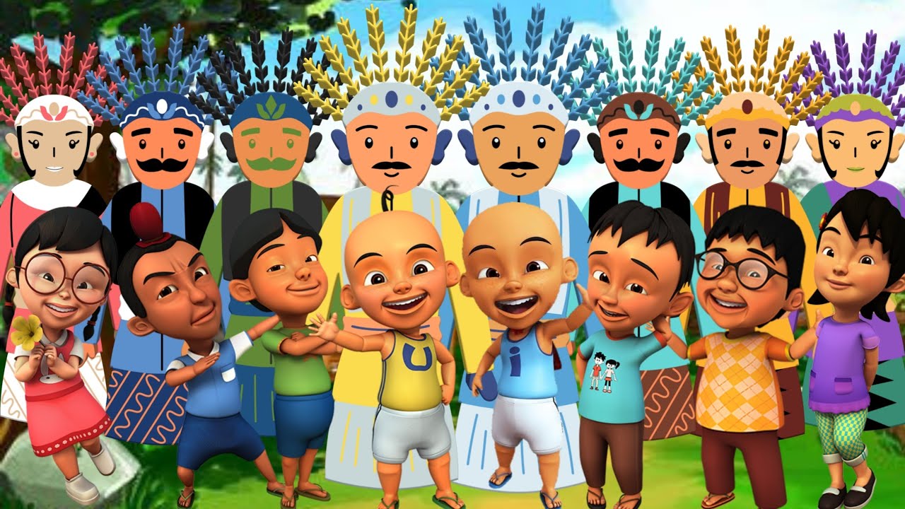 ONDEL ONDEL BETAWI VERSI CHARACTER KARTUN UPIN IPIN - UPIN IPIN DAN KAWAN KAWAN #ondelondel