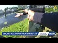 Deputies rescue woman from sinking car in Pompano Beach canal