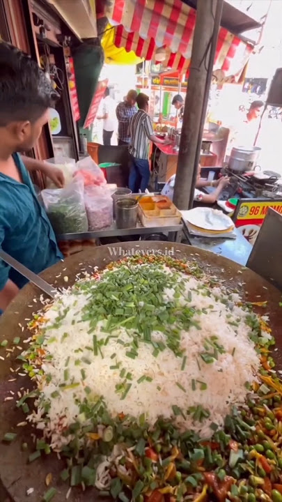 NASI GORENG SPESIAL A'LA PEDAGANG DI INDIA‼️#shorts #nasigoreng #india