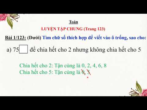 Toán 4 Luyện tập chung Trang 123 tuần 23