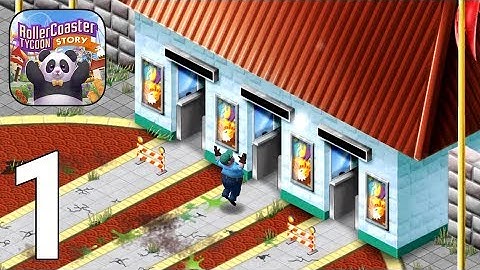 RollerCoaster Tycoon Story Gameplay Walkthrough Part 1 - Tutorial [iOS/Android Games]