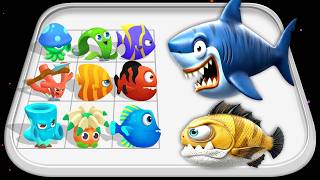 MERGE FISH vs. PLANTS Battle - Sea Monster Merge Battle, Fish Army vs Plants Warrior | Merge War screenshot 3