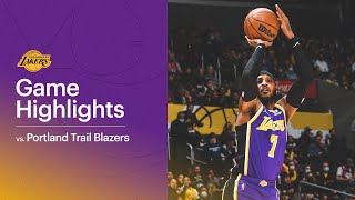 HIGHLIGHTS | Carmelo Anthony (28 pts, 8 reb, 5-6 3pt) vs Portland Trail Blazers