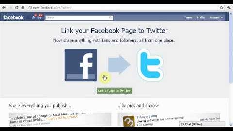 Sync Your Facebook and Twitter Accounts