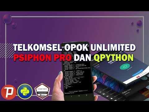 Cara Internet Gratis Telkomsel dengan Psiphon dan qPython Terbaru | Telkomsel Opok