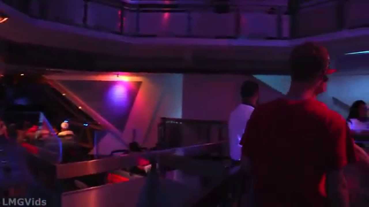 [HD] *VISIBLE STARS* Disneyland Space Mountain Full Complete Walkthrough 1080p 60fps