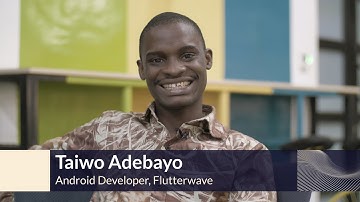 Inside Flutterwave: Staff Stories with Taiwo Adebayo | Android Developer