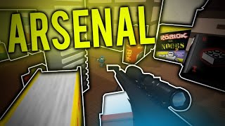 Arsenal Road to a trickshot #1 (roblox hit insane trickshot at end!)