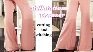 Bell Bottom Trouser Cutting And Sching For Beginners Bell Bottom Pant Cutting And Sching