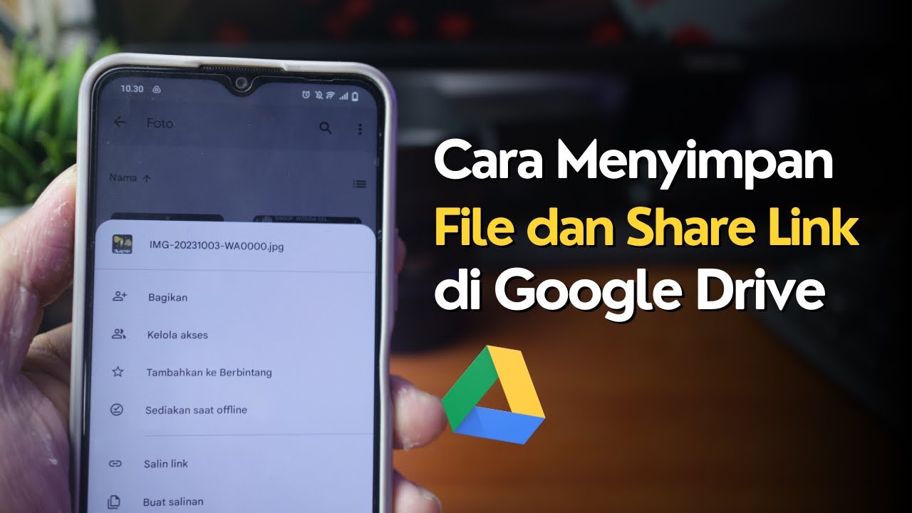 Cara Simpan File di Google Drive dan Cara Share Link