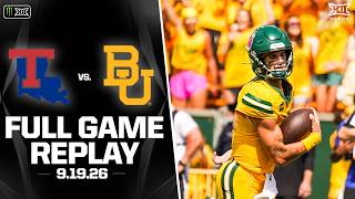 Louisiana Tech vs. Baylor Full Game Replay (9.19.26) | 2026 Monster Energy Big 12 Football News