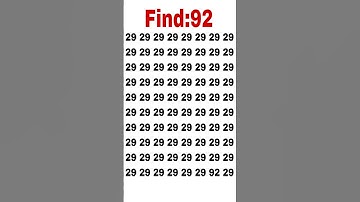 Find odd number 92 🤔 #shorts#FindUrDigits#quiz#maths#puzzle#shortfeed#quizgame#find#quiz2025 #tiktok