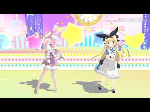 物述有栖ちゃん＆宇志海いちごちゃんにGLIDEを躍らせて見た!!(MMD)
