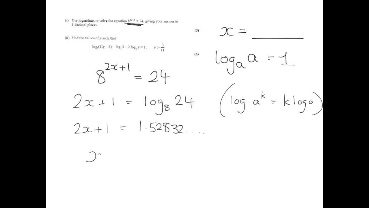 Core 2 May June 2015 Edexcel Q7 YouTube
