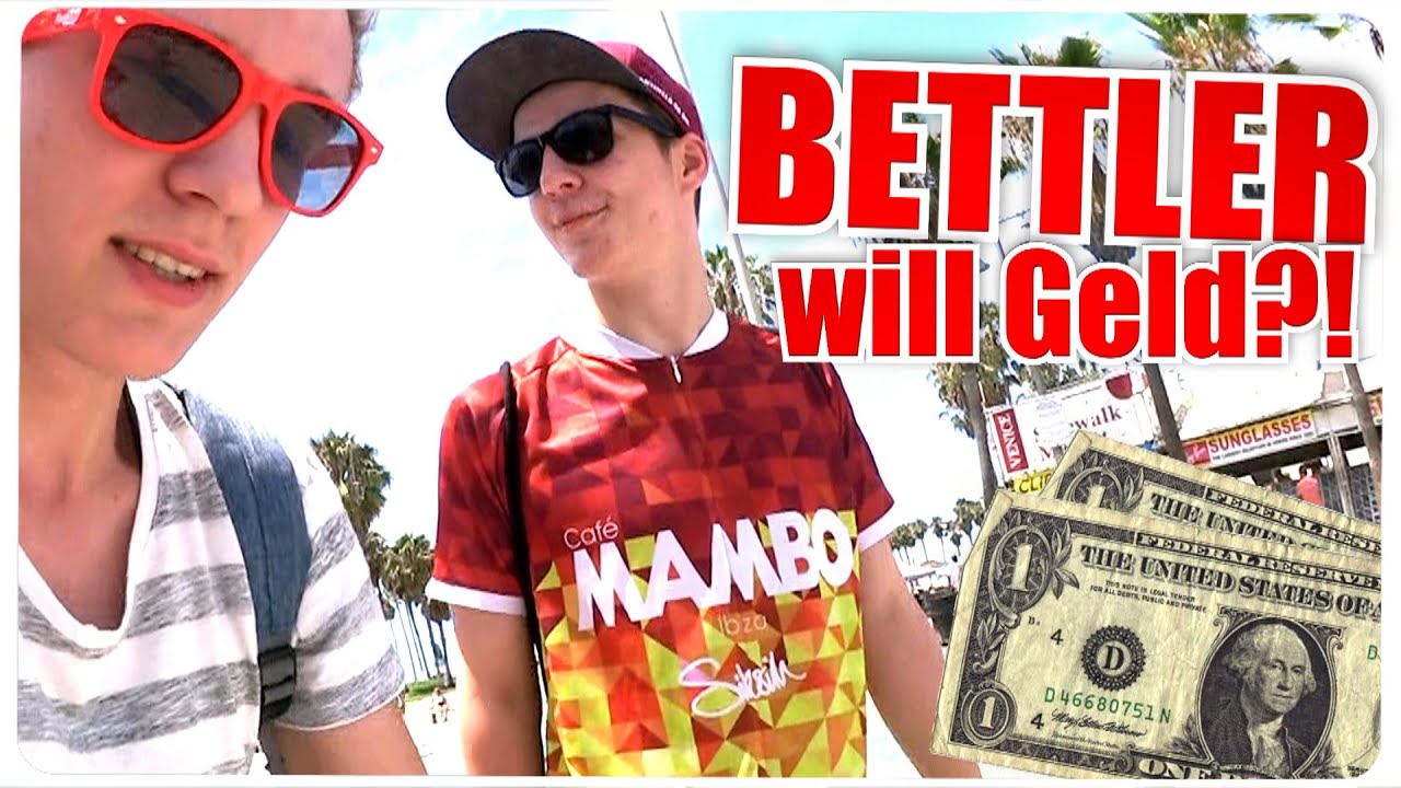 BETTLER WILL GELD? - USA TRIP #3 - YouTube