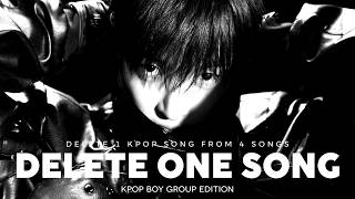 [BOY GROUP] DELETE ONE KPOP SONG SAME GROUP EDITION | KPOP GAMES QUIZ MALE