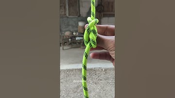 Pig trotter locking knot essential and practical #knot #short #diy