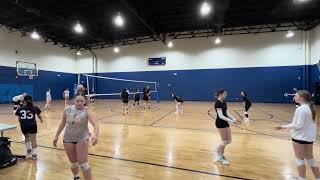Maniacs vs Elevate 15u scrimmage (first part)