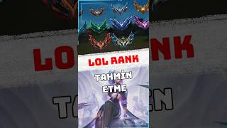 RANK TAHMİNİ PART 1 #shorts