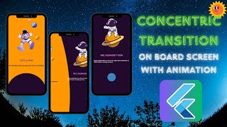 Concentric Transition With Animation In Flutter.