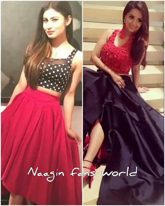 Mouni roy vs adaa khan💚in red dress💞//shesa vs sivanya😁in same dress who is your favorite?😍//Naagin🐍