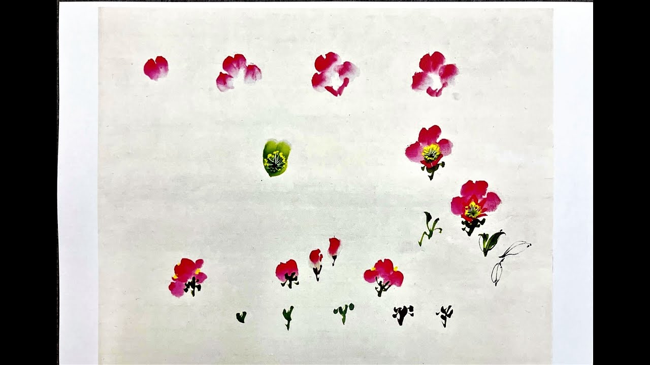 顧老師國畫示範2023-02-23_0385(桃花及梅花)