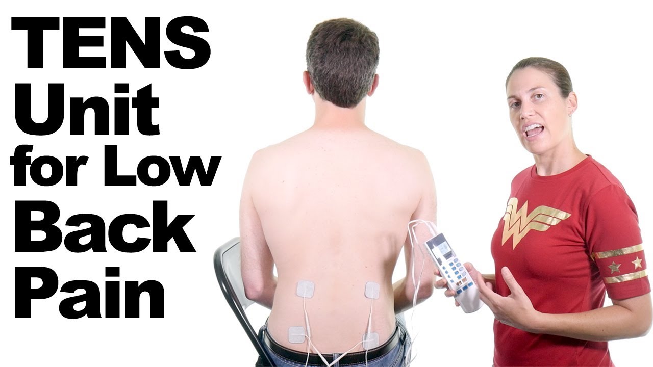 How to use a TENS Unit for Lower Back Pain Relief   Ask Doctor Jo